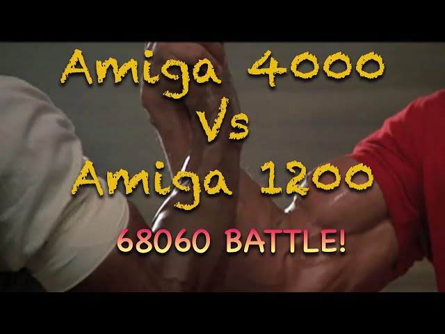 Amiga 68060 SMACKDOWN! A4000 Vs A1200!