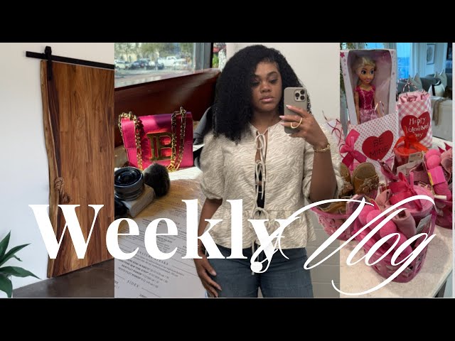 WEEKLY VLOG! We Went on a Date? I'm So Proud + Massage therapy, Dealership + Valentine's Day baskets