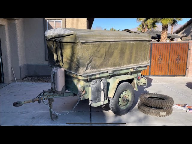 Sweet custom military camper for overlanding your hummer, jeep, FJ or truck For sale. M416