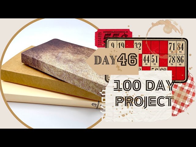 DAY 46 HOW TO : MAKE A JOURNAL COVER FROM A FILE FOLDER #the100dayproject #junkjournalideas