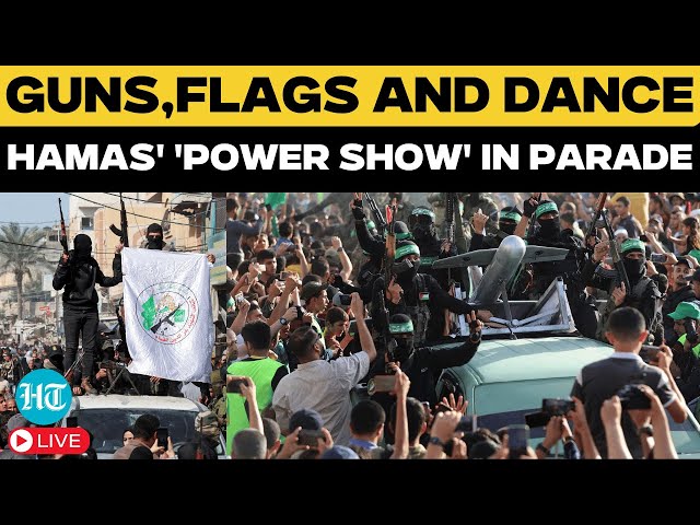 Hamas’ Victory Parade LIVE News | Israel Hamas Ceasefire Deal | Israel-Hamas Hostage Release LIVE