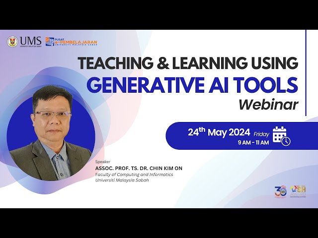 Webinar on Teaching & Learning Using Generative AI