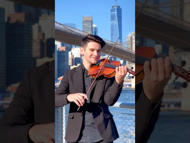 Englishman in New York - Sting - Violin Cover | Brooklyn Bridge & Manhattan Views