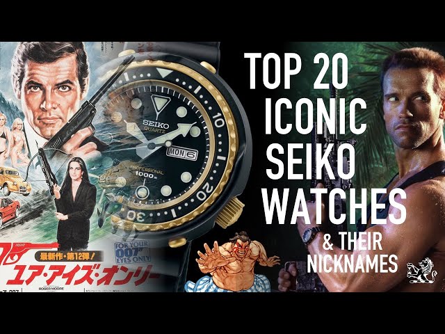 Top 20 Iconic Seiko Watches Of All Time & Their Nicknames (Under $1k)