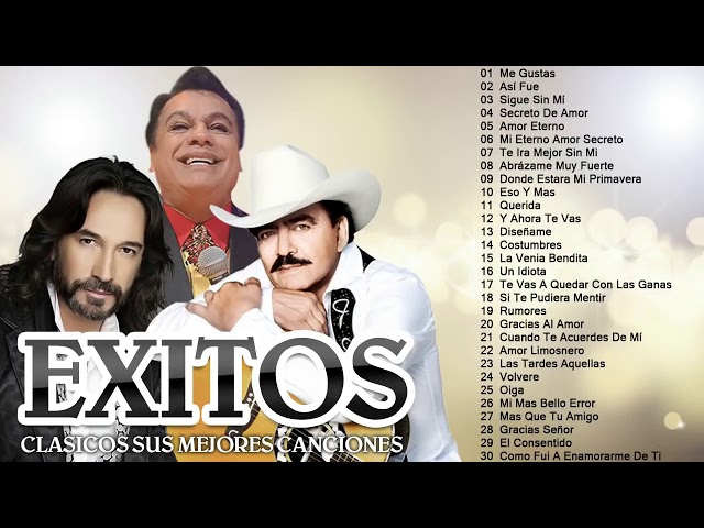 Joan Sebastian, Juan Gabriel, Marco Antonio Solis Exitos Sus Mejores Canciones - 30 Exitos Canciones