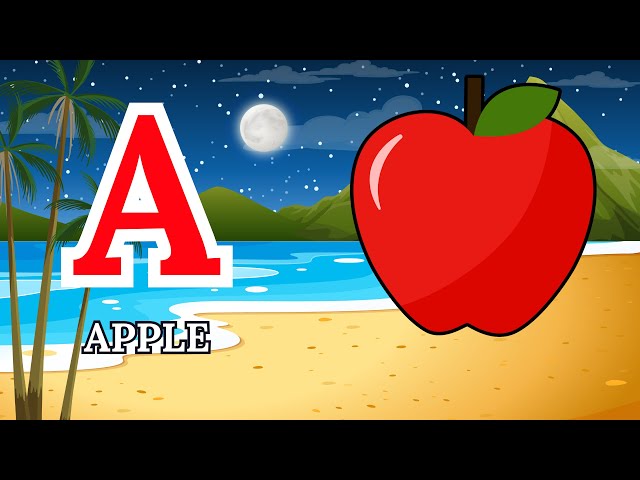 Phonics Sounds of Alphabets A to Z in English - A For Airplane - ABC Alphabet Songs with kids 02