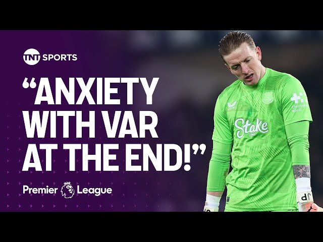 Jordan Pickford over the moon after Everton give Goodison the perfect send off against Liverpool 💙