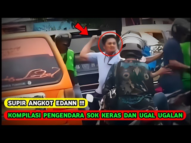 SOK KERAS !! Udah Lawan Arah Malah Ngajak Bertumbuk 👊 - Pengendara Ugal Ugalan