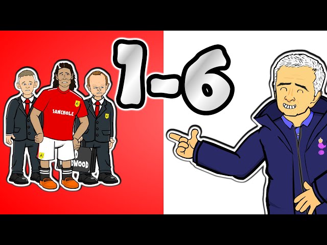 ⚪1-6! Spurs crush Man United!⚪(+Cavani and Sancho transfer update! Parody Goals Highlights)