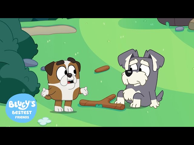 The Terriers Defend the Bridge | Typewriter 📚 | Bluey's Bestest Friends - Official Channel