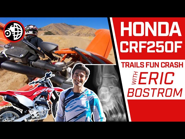 Trails, Fun, Crash with Eric Bostrom / Honda CRF250F / @motogeo Onboard