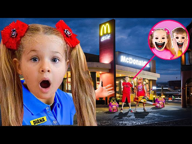 Don't Order Diana Kids Show & Roma HAPPY MEAL FROM McDonald's AT 3AM!