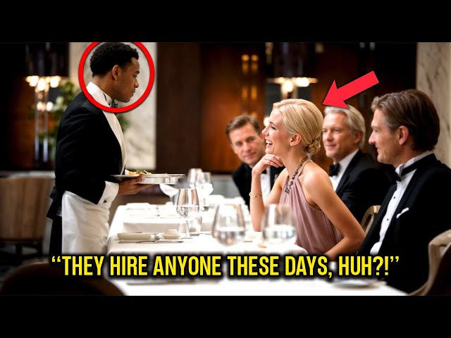 Wealthy Woman MOCKS Waiter, But FREEZES When She SEES Who Owns the Restaurant