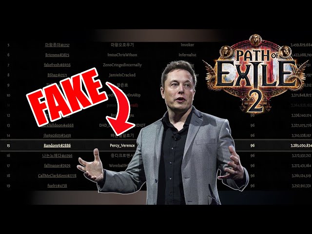 The Elon Musk Path Of Exile 2 Situation is WILD!