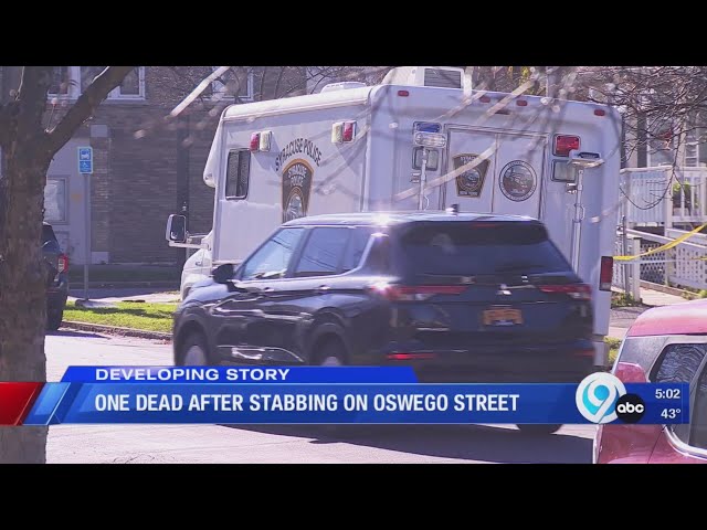 One dead after stabbing on Oswego Street