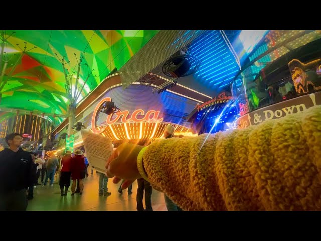 “I’m not drowning in the lake of fire!” | lifting up a banner on Fremont St part 1