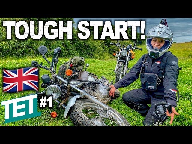 OUR NEW ADVENTURE BEGINS! (Trans Euro Trail UK) 🇬🇧1