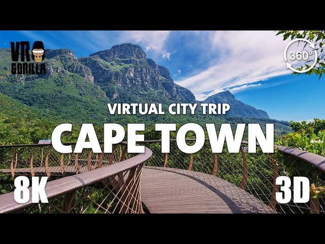 Cape Town, South Africa Guided Tour in 360 VR(short) - Virtual City Trip - 8K 360 3D