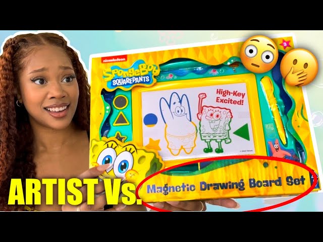 Artist TRYS Drawing With A Magnetic Board - It's SO COOL!