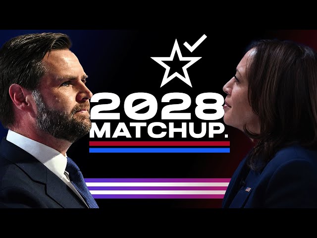 2028 Election Prediction | JD Vance vs Kamala Harris