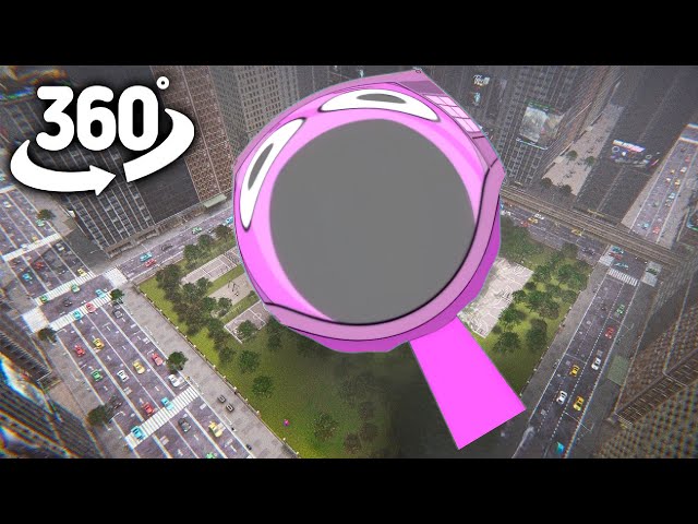 Pop Incredibox Sprunki invade the City | 360° VR