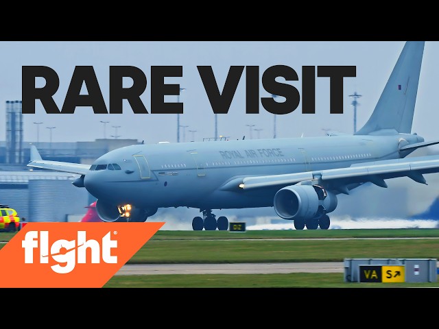 CLOSE UP RAF Airbus Voyager