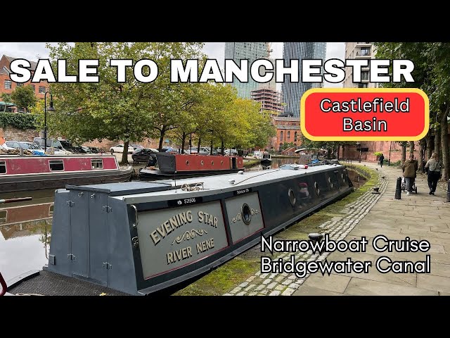 Sale to Manchester - Castlefield Basin - Bridgewater Canal - Narrowboat Cruise