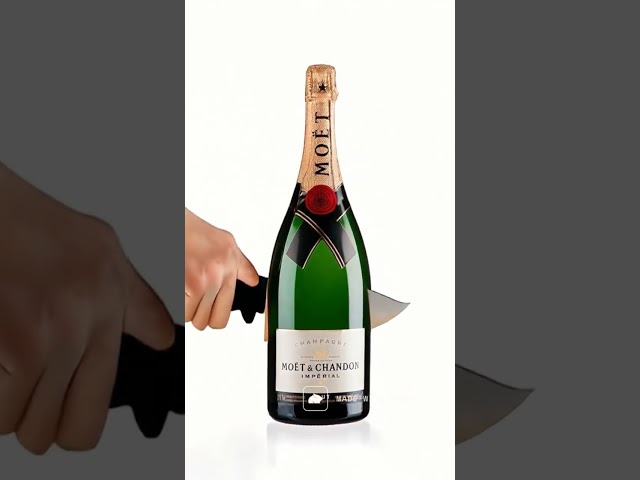 MOET wine bottle cake #mrsbeast