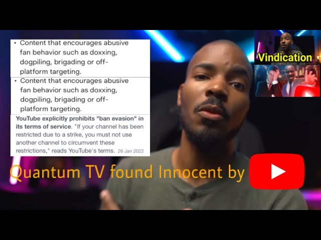 Quantum TV Found “INNOCENT” | Sad Day For YouTube