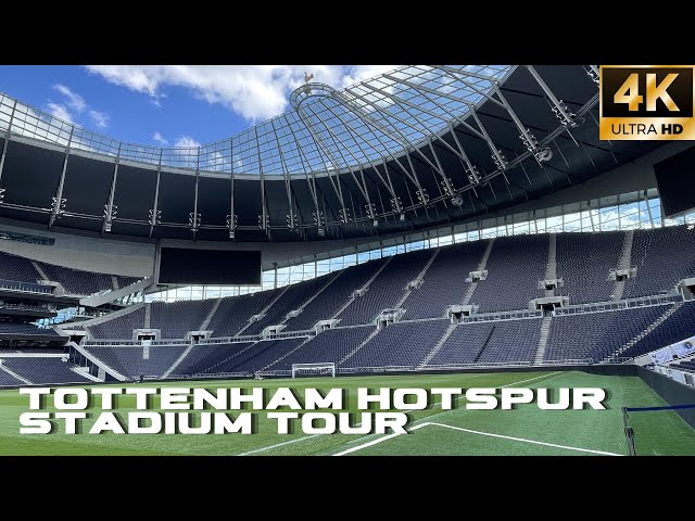 Stadium Tour of one of the Best Stadiums in the World | Exploring the Tottenham Hotspur Stadium [4K]