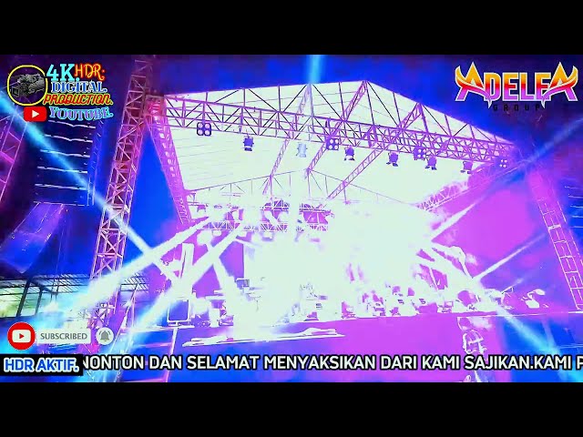 opening acara di mulai dari Lighting show dulu & Single Adelea group.