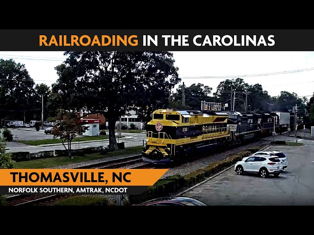 Thomasville, North Carolina, USA | Virtual Railfan  LIVE !