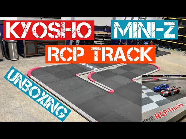 Kyosho Mini-Z RACING RCP Track! Unboxing and install! RCP Wide L Mini-Z rack track