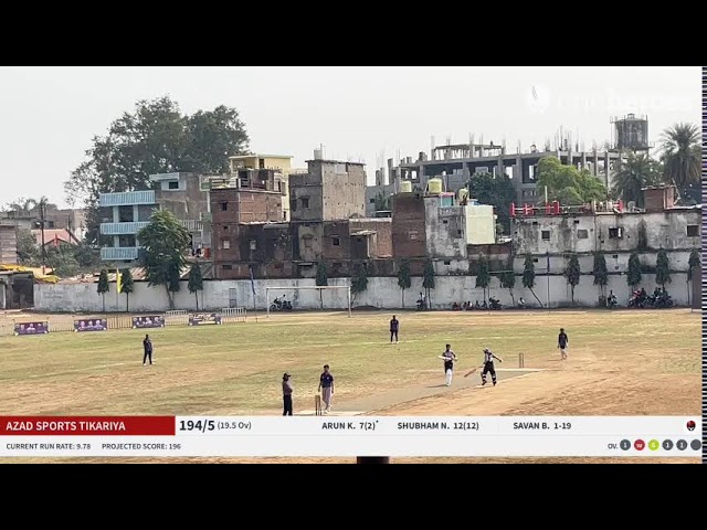 Azad Sports Tikariya vs Capital Mandla | LOTUS CUP  SEASON-1(Super Knockout) | Live - Mandla Mahatma