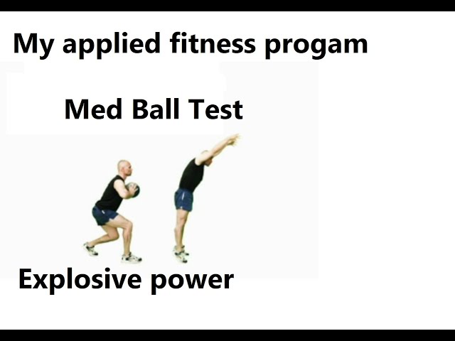 66 year old exercise physiologist's applied fitness program: 22 pound Medicine Ball Throw Test