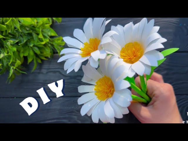 How to make paper flowers 💐 / Easy and beautiful paper flower 💐 Flower making ideas