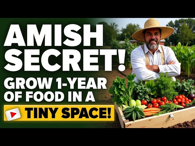 Amish Secret: How to Plant a Year's Supply of Food in a Small Space!