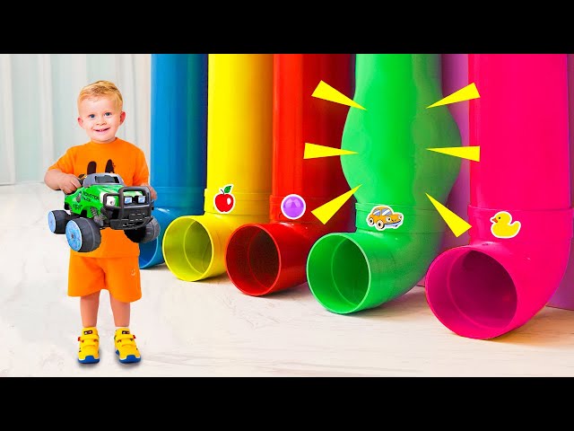 Oliver's Colored Pipes Adventure + More Fun Kids Videos | Mega Compilation