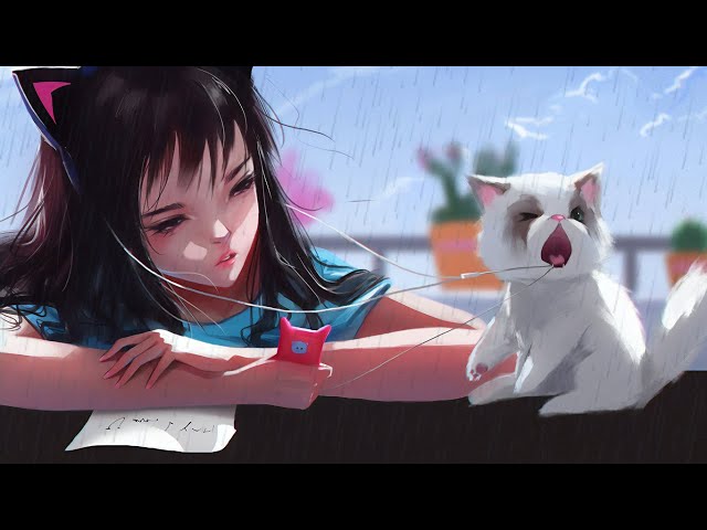 Relaxing Rain Sound with Cat For Relaxing, Sleeping, Reading, Studying, and Focus #relaxingsounds