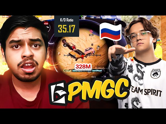 INTERNATIONAL PMGC RANK 1 TEAM Spirit ?? RUSSIA HIGHEST KD KNOWME BEST Moments in PUBG Mobile