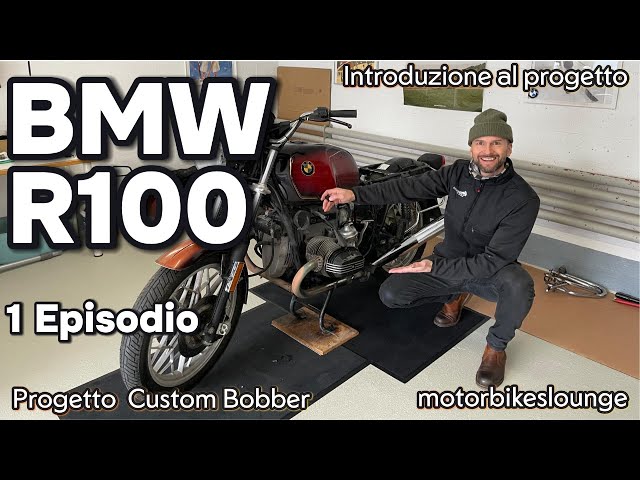 1. EPISODE: Custom bike based on BMW R100 RT (EN subtitles) project intro and time lapse disassembly