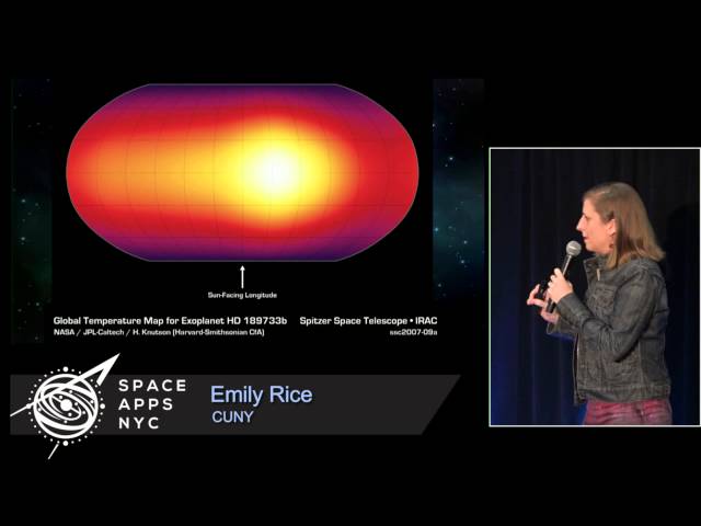 Space Apps NYC 2015 - Emily Rice on Alien Atmospheres