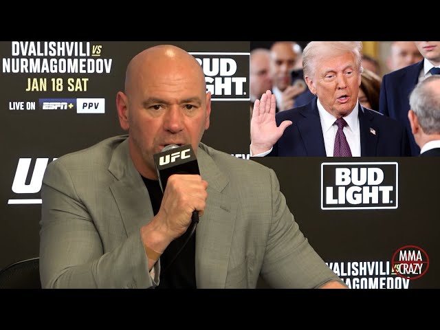 Dana White talks Donald Trump inauguration “it doesn’t suck”