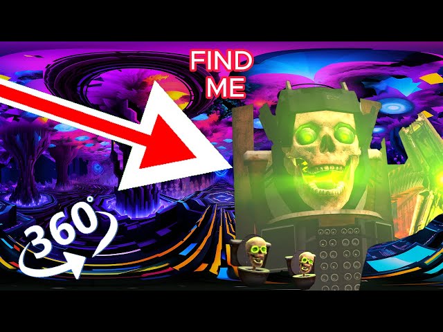 FIND  Skibidi Toilet. Skibidi Toilet Necromancer - looking for a challenge 360° VR video