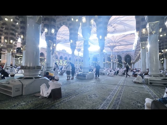 Walk Inside Masjid Nabawi