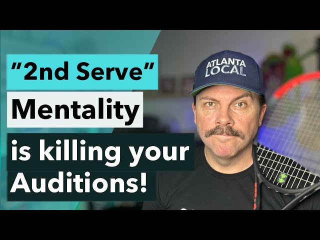 Don't fall victim to the "2nd Serve Mentality" of a Tennis player (with 3 solutions to the problem)!