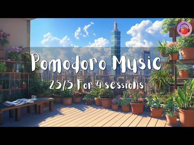 2-HOUR STUDY WITH ME | Pomodoro 25-5 🎧 Lofi Music