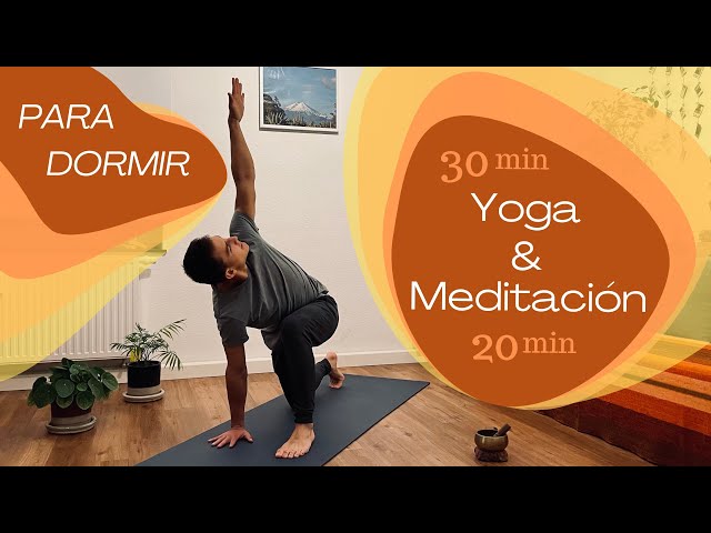 Yoga & Meditación guiada para descargar y dormir relajadamente  | Ideal para principiantes