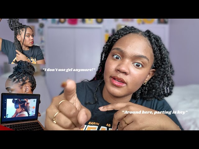 The most efficient way to do mini twists with extensions + hair tutorial & vlog