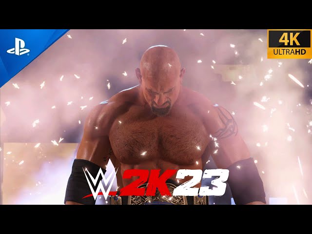 Goldberg Entrance WWE 2K23 4K HDR